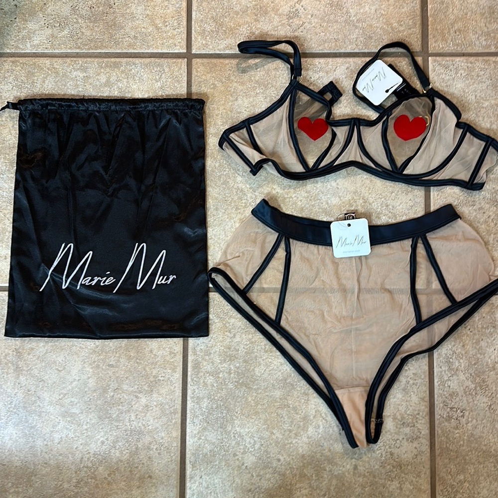 NWT Marie Mur sexy lingerie set
